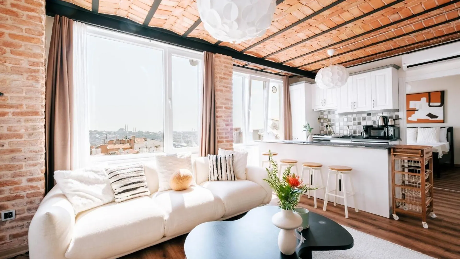 Flat W City View Near Galata Tower In Istiklal Ave 이스탄불 아파트